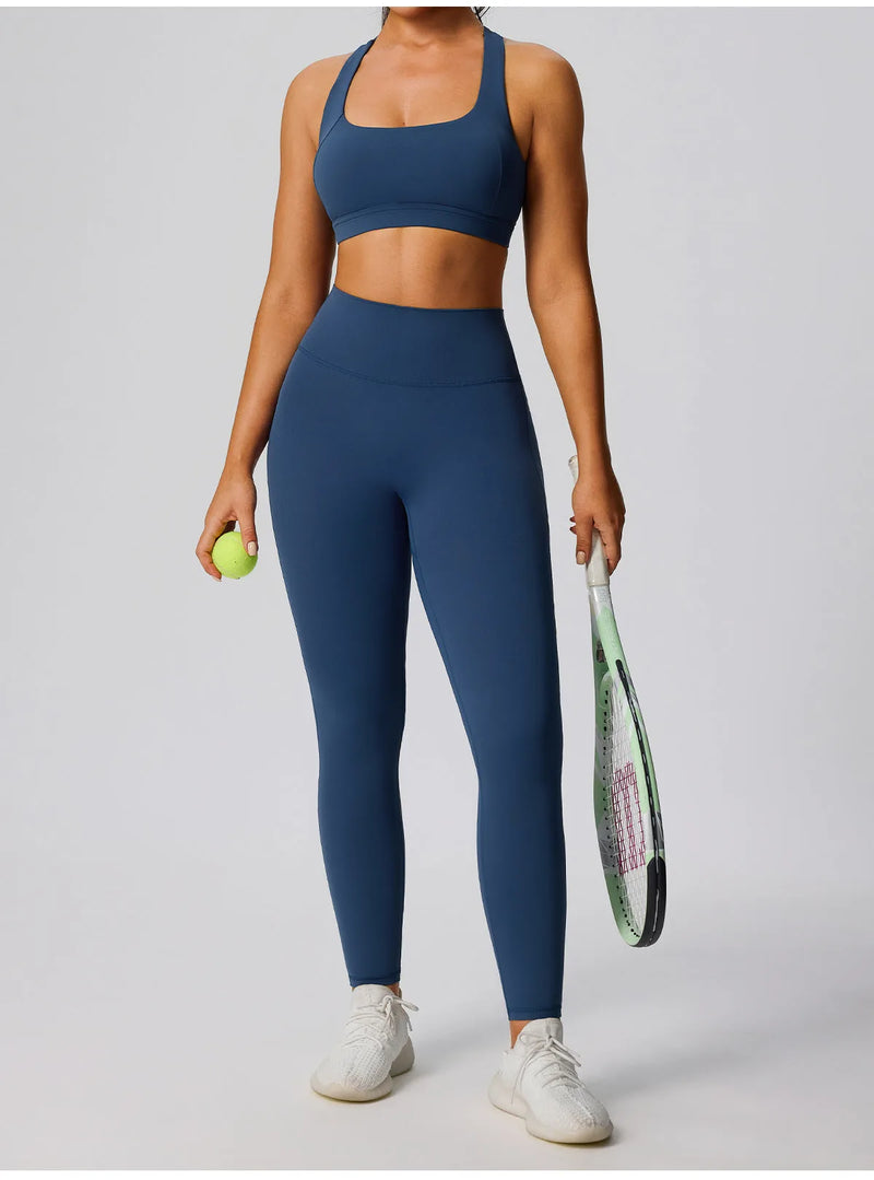 Brassière femme sport dos nageur maintien fort haute intensité — flow