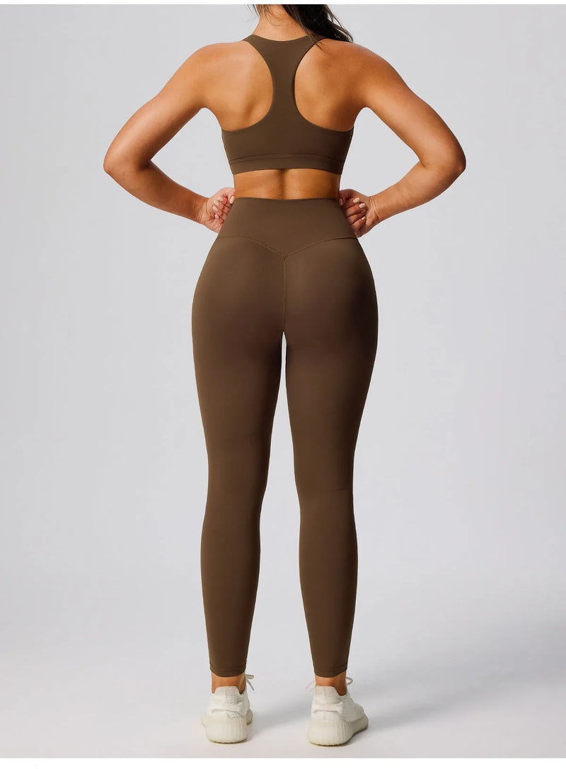 Brassière femme sport dos nageur maintien fort haute intensité — flow