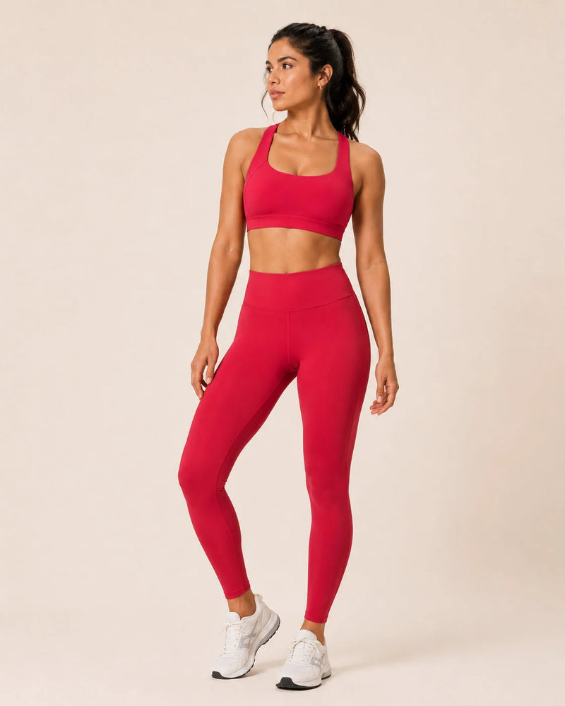 Brassière femme sport dos nageur maintien fort haute intensité — flow