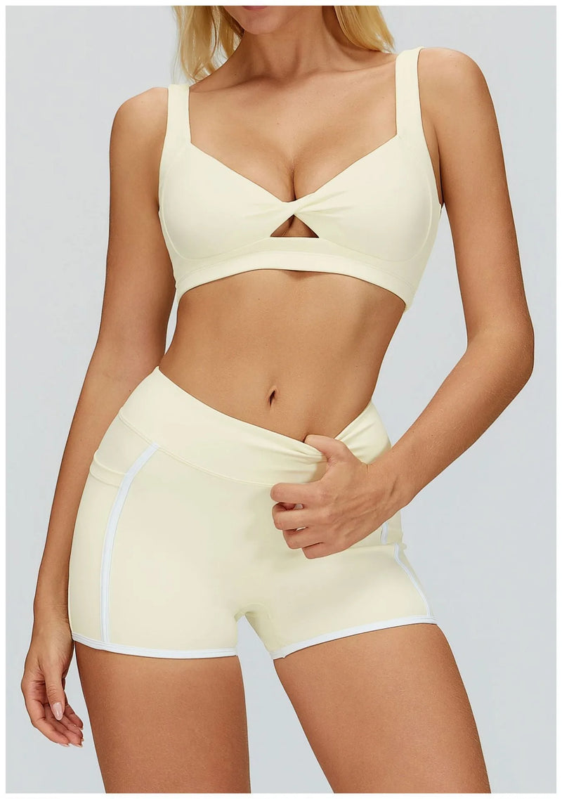 Brassière femme sport maintien fort dos croisé — flow