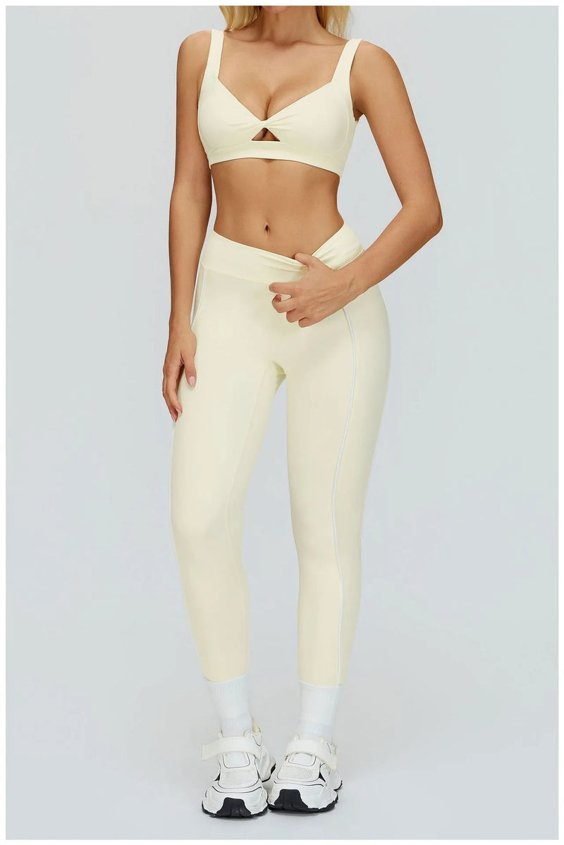 Brassière femme sport maintien fort dos croisé — flow