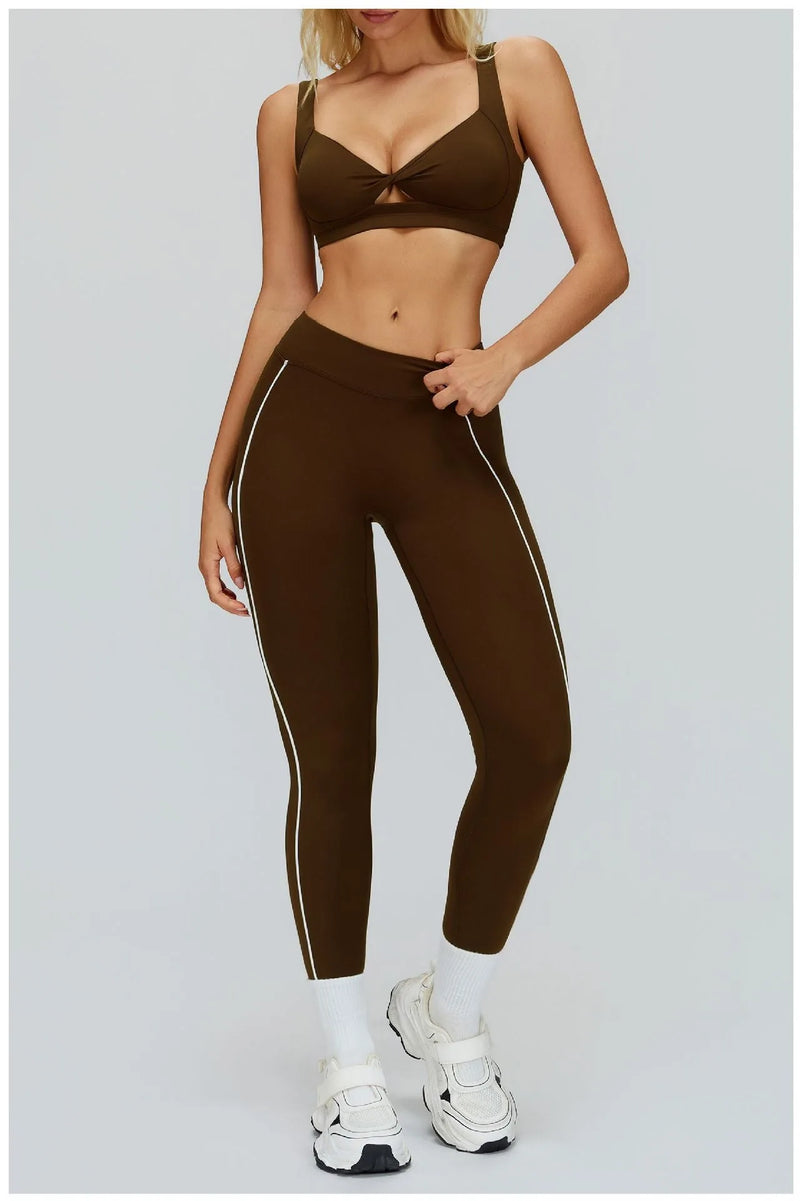 Brassière femme sport maintien fort dos croisé — flow