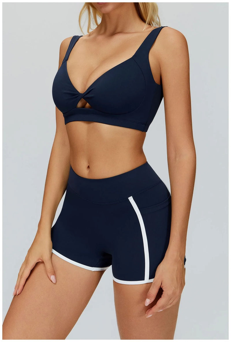 Brassière femme sport maintien fort dos croisé — flow