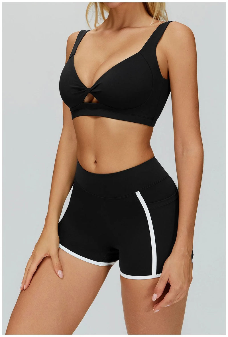 Brassière femme sport maintien fort dos croisé — flow