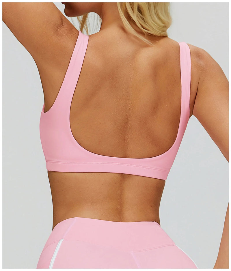 Brassière femme sport maintien fort dos croisé — flow