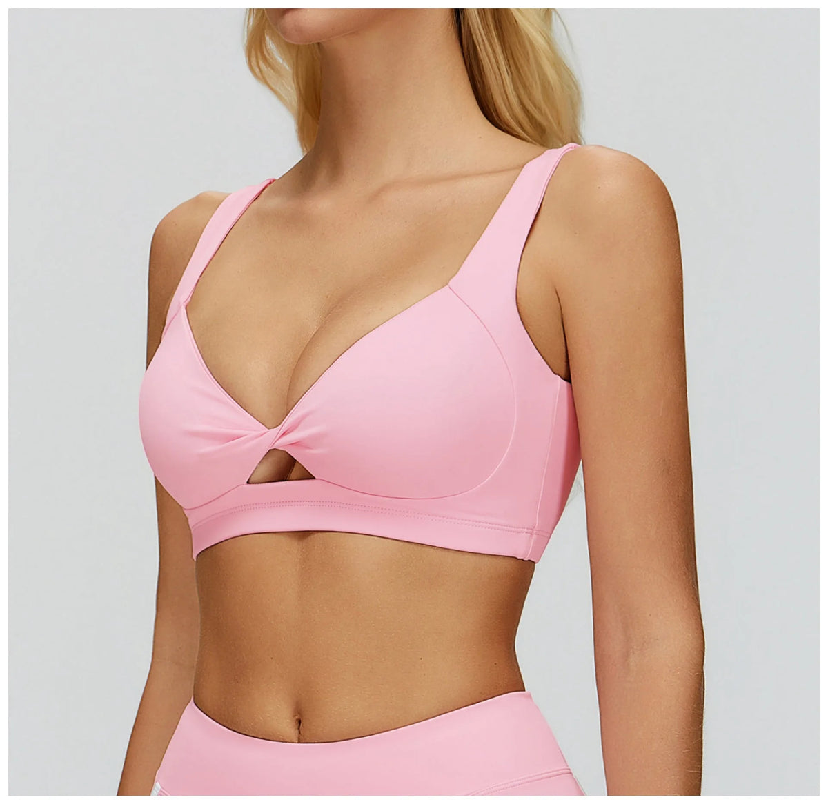 Brassière femme sport maintien fort dos croisé — flow