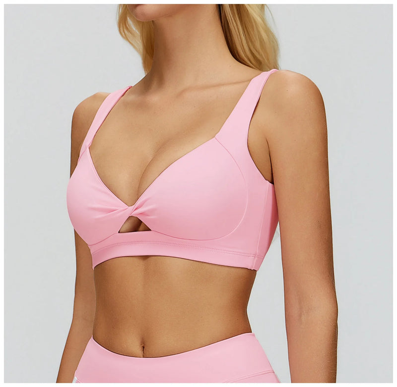 Brassière femme sport maintien fort dos croisé — flow