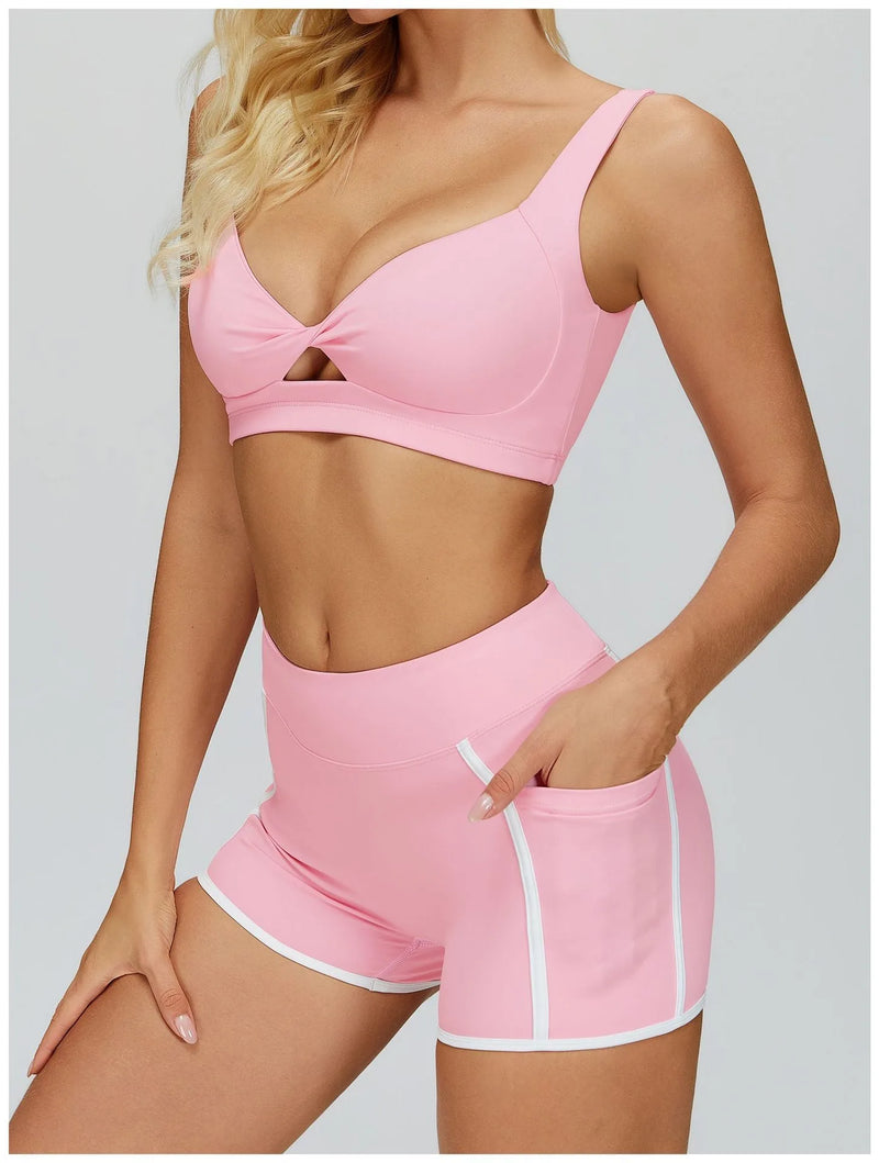 Brassière femme sport maintien fort dos croisé — flow