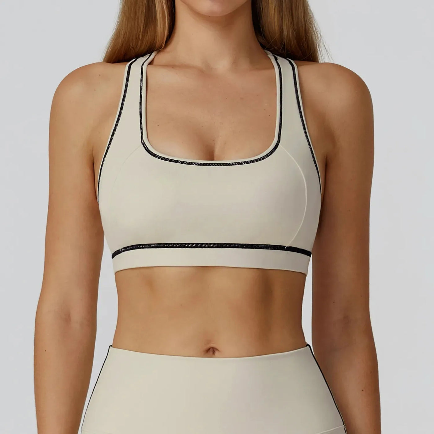 Brassière femme yoga dos nageur ajusté — flow