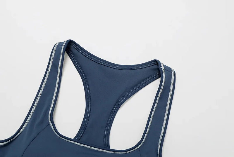Brassière femme yoga dos nageur ajusté — flow