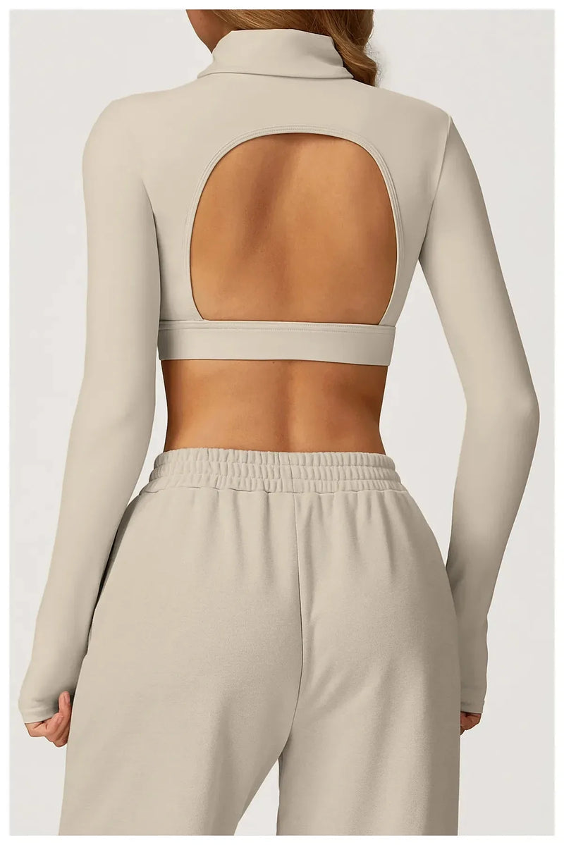 Brassière femme yoga dos nageur bonnets fixes — flow
