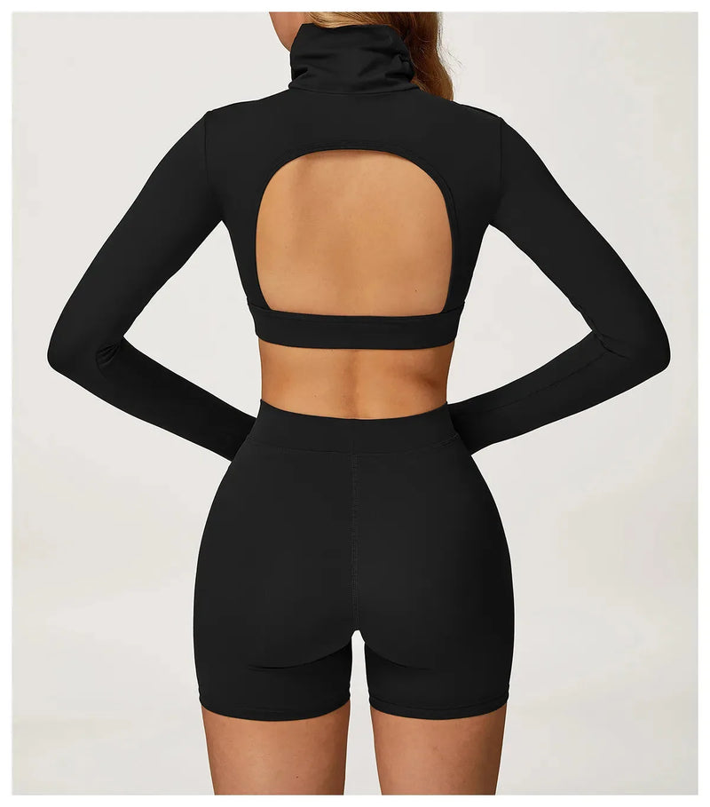 Brassière femme yoga dos nageur bonnets fixes — flow