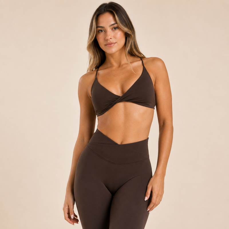 Brassière femme FLOW couleurs et matière stretch - vue 15