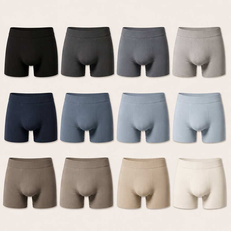 Caleçon homme confort et légèreté en coton — daily — coloris Mix Naturel