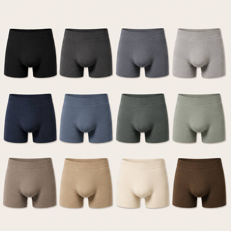 Caleçon homme confort et légèreté en coton — daily — coloris Mix Pastel
