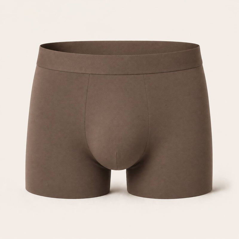 Caleçon homme confort et légèreté en coton — daily — coloris Taupe