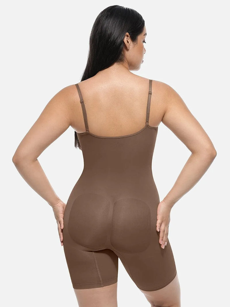Combinaison femme gainante sculptante invisible microfibre — sculpt