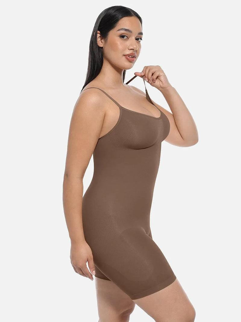 Combinaison femme gainante sculptante invisible microfibre — sculpt