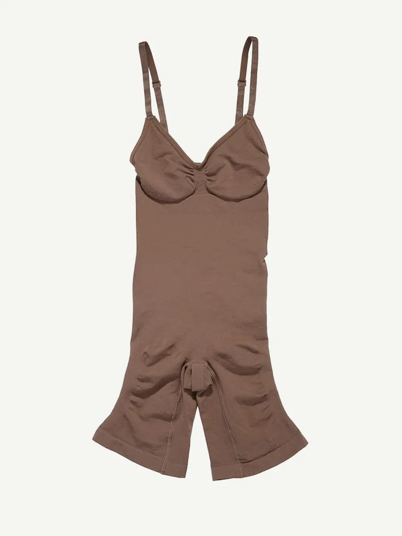 Combinaison femme gainante sculptante invisible microfibre — sculpt