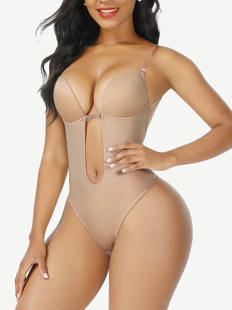 Combinaison femme gainante sculptante invisible seconde peau — sculpt