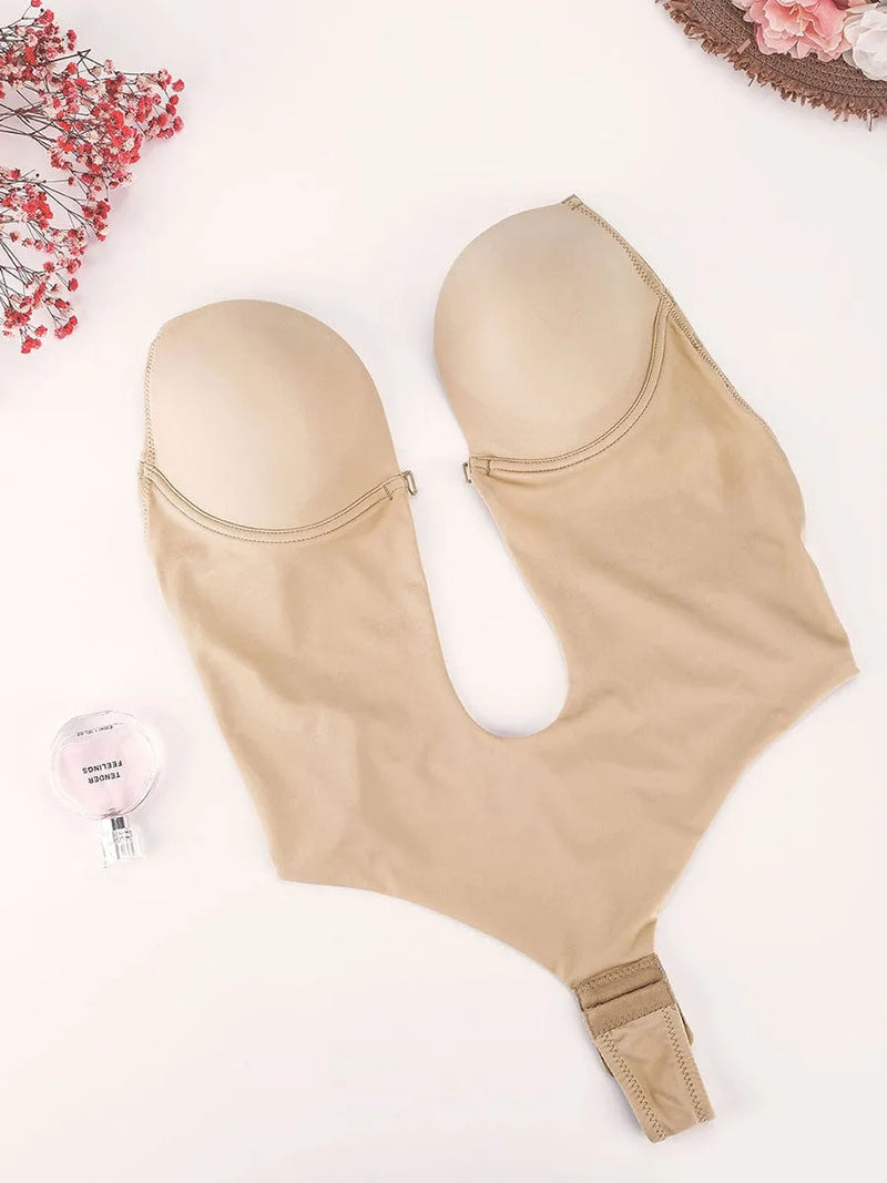 Combinaison femme gainante sculptante invisible seconde peau — sculpt