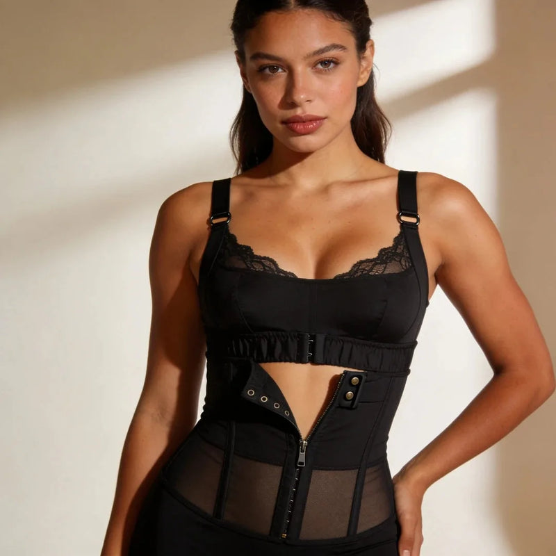 Combinaison femme gainante sculptante invisible seconde peau — sculpt