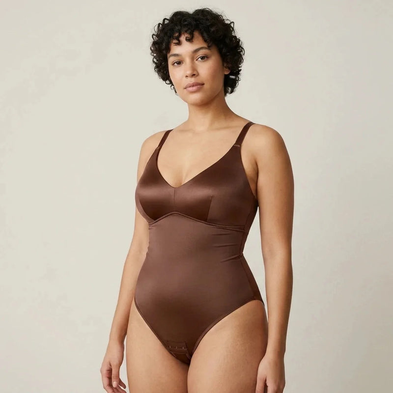 Combinaison femme gainante sculptante sans couture grande taille — sculpt