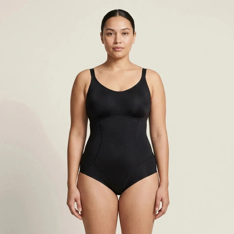 Combinaison femme gainante sculptante sans couture invisible — sculpt