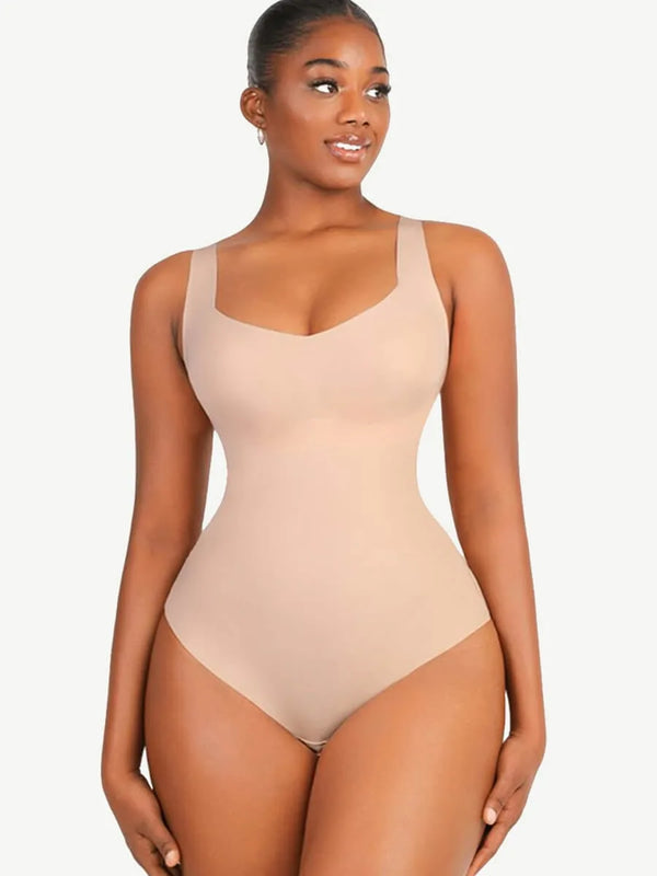 Combinaison femme gainante sculptante sans couture invisible — sculpt
