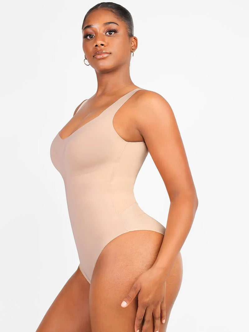 Combinaison femme gainante sculptante sans couture invisible — sculpt