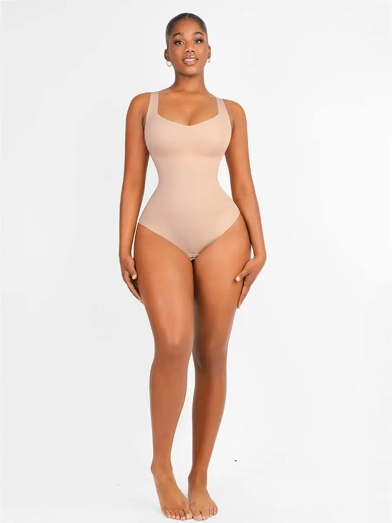Combinaison femme gainante sculptante sans couture invisible — sculpt