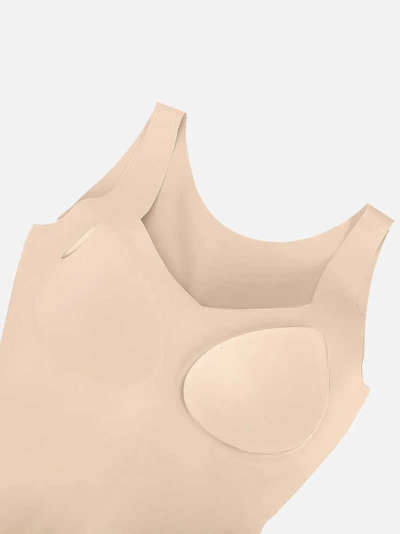 Combinaison femme gainante sculptante sans couture invisible — sculpt