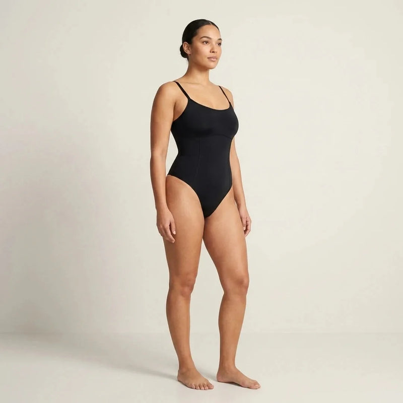 Combinaison femme gainante sculptante sans couture microfibre — sculpt