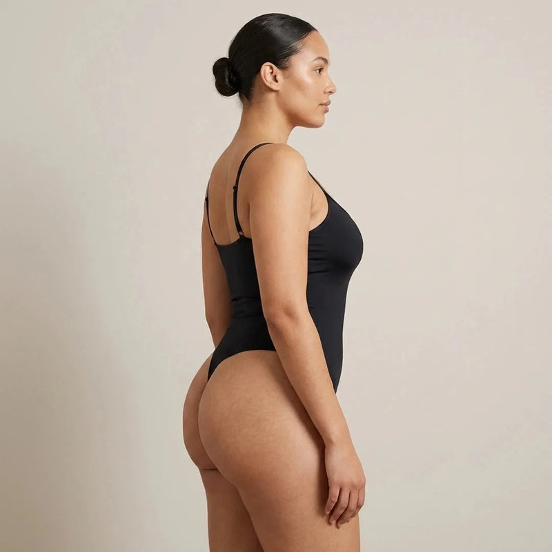 Combinaison femme gainante sculptante sans couture microfibre — sculpt