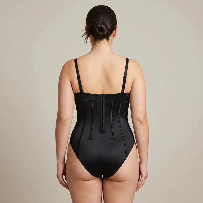 Combinaison femme gainante sculptante sans couture microfibre — sculpt