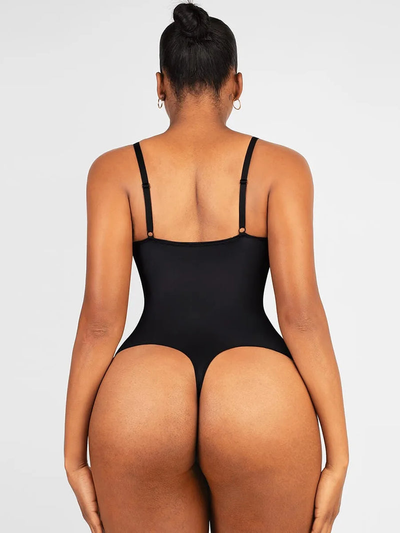 Combinaison femme gainante sculptante sans couture microfibre — sculpt