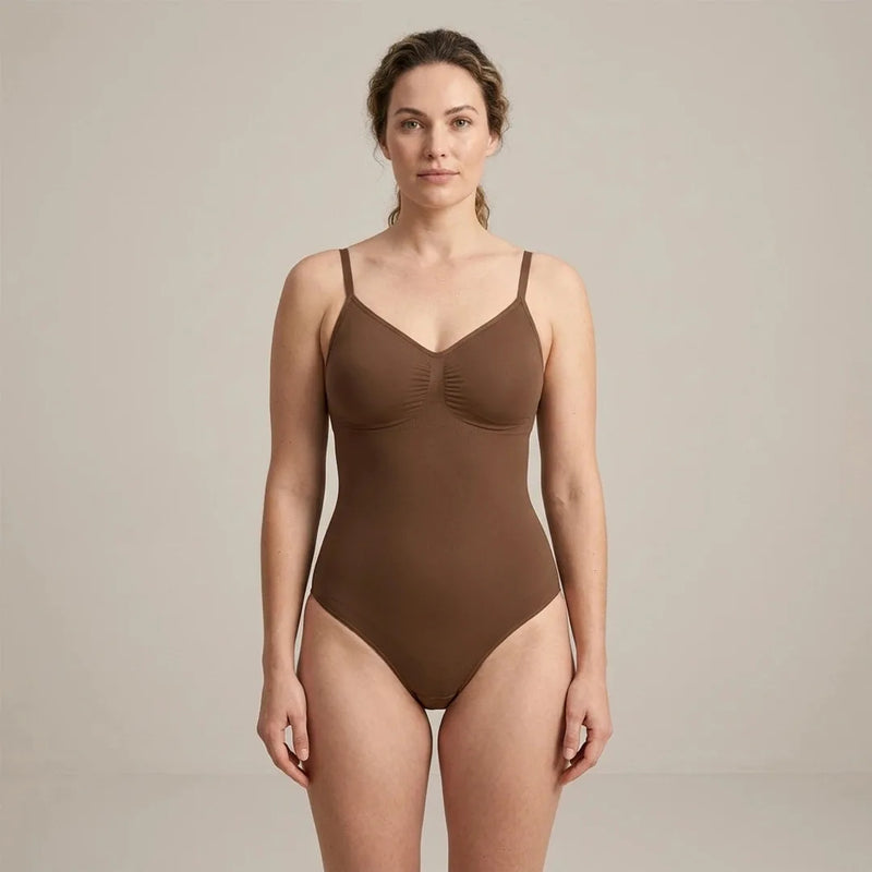 Combinaison femme gainante sculptante sans couture respirant — sculpt