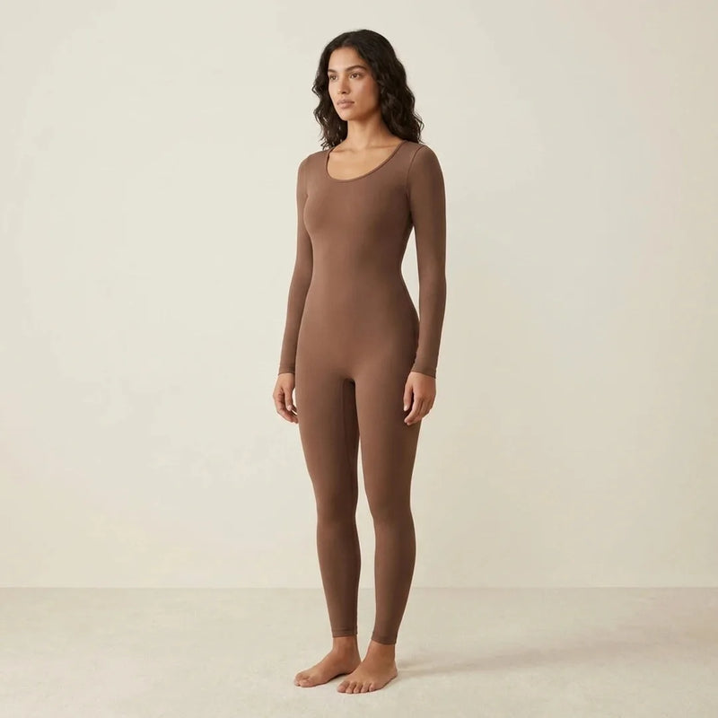Combinaison femme gainante sculptante sans couture — sculpt