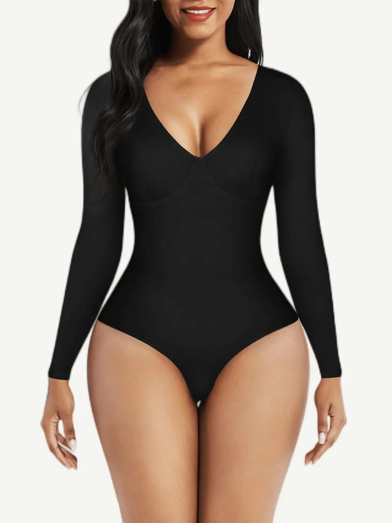 Combinaison femme gainante sculptante sans couture seconde peau — sculpt