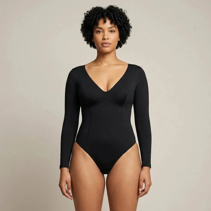 Combinaison femme gainante sculptante sans couture seconde peau — sculpt