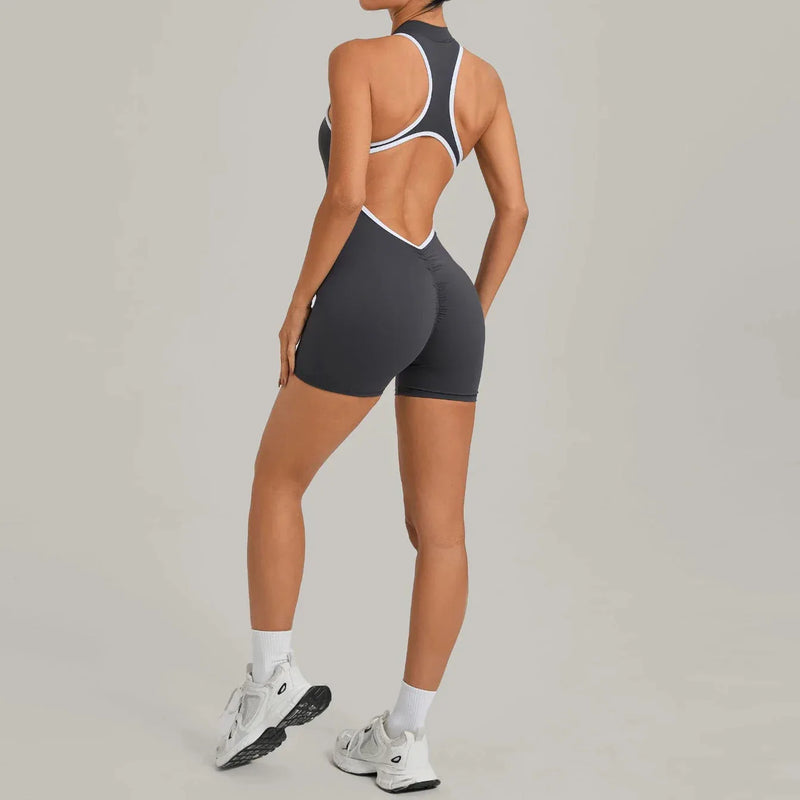 Combinaison femme yoga invisible microfibre — flow