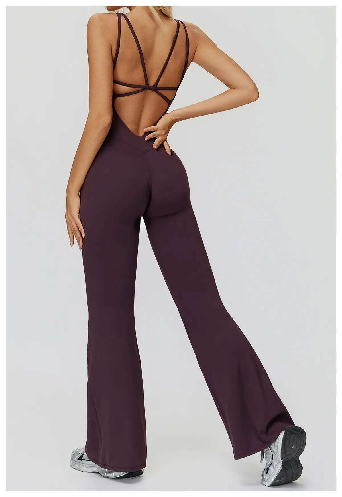 Combinaison yoga femme sans couture FLOW - détail 10