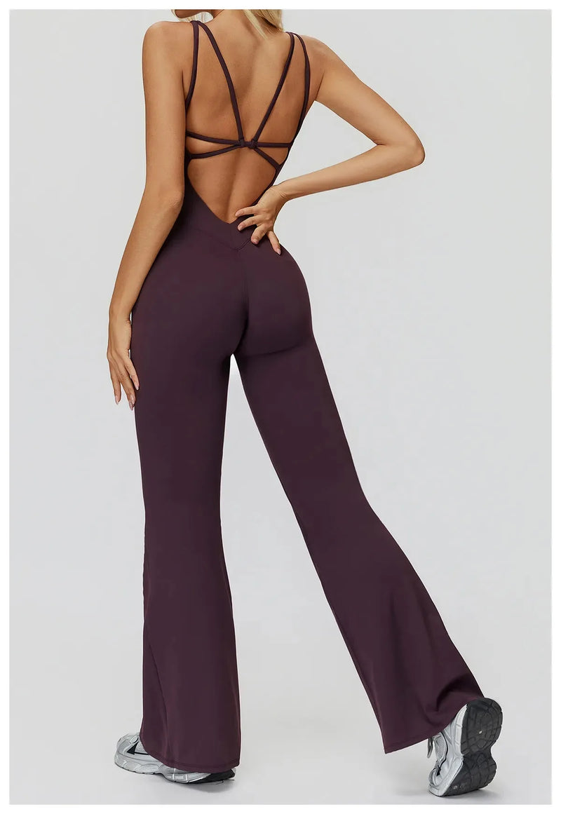 Combinaison yoga femme sans couture FLOW - détail 10