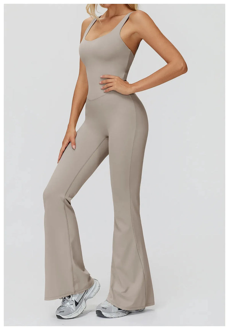 Combinaison yoga femme sans couture FLOW - détail 11