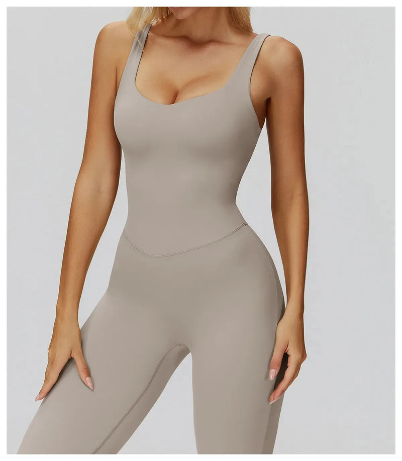 Combinaison yoga femme sans couture FLOW - détail 12