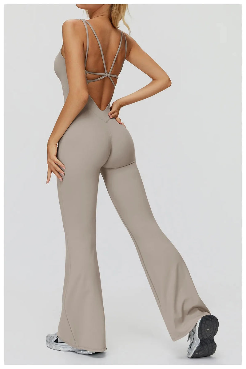 Combinaison yoga femme sans couture FLOW - détail 13