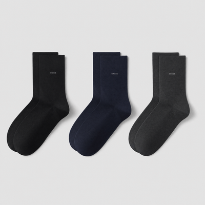 Chaussettes homme training renfort talon lot de 3 — edge