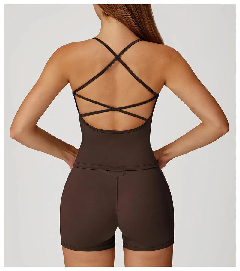 Débardeur femme yoga aéré microfibre — edge