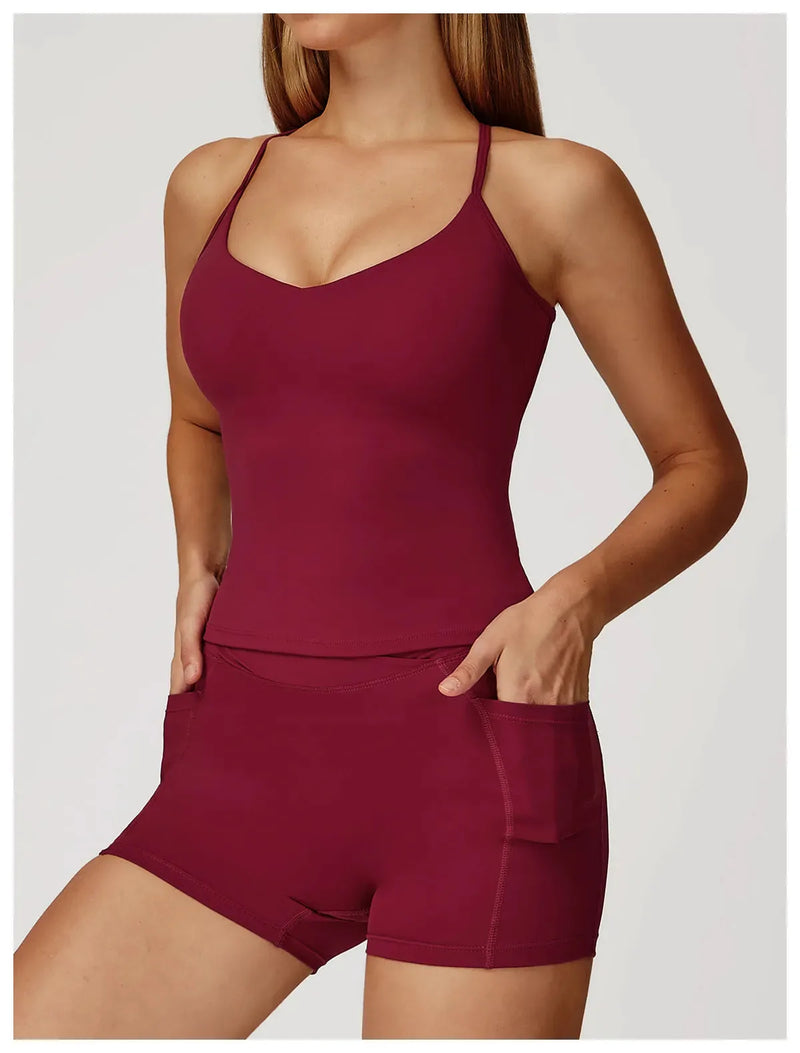 Débardeur femme yoga aéré microfibre — edge
