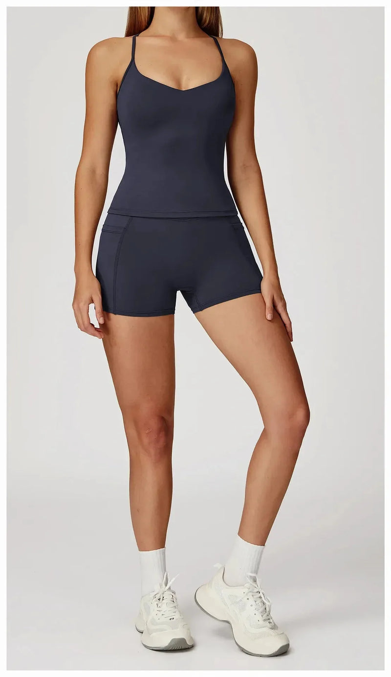Débardeur femme yoga aéré microfibre — edge